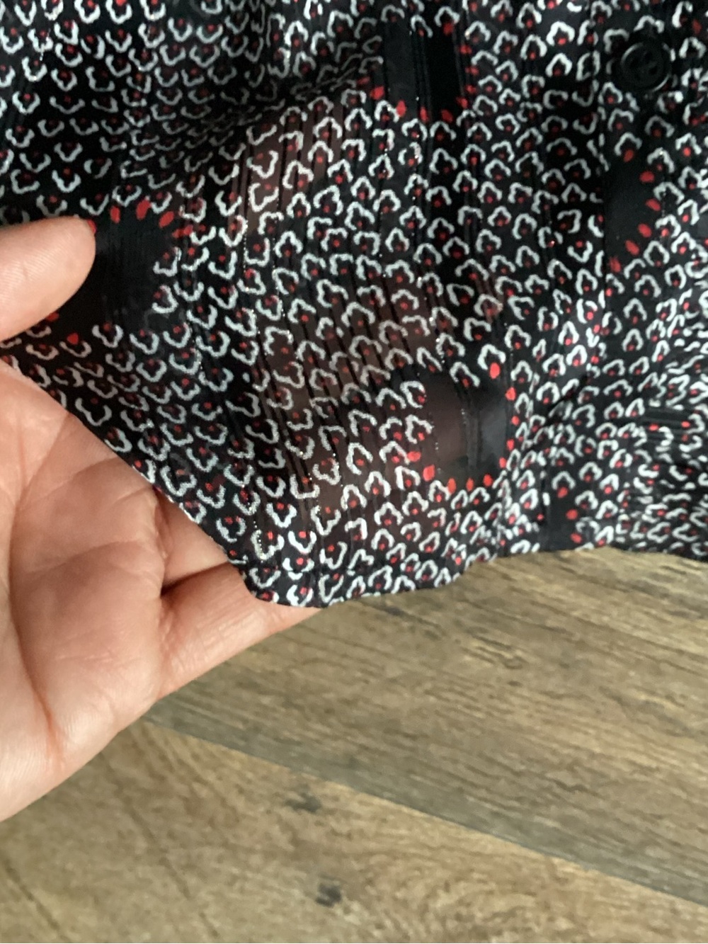 ba & sh Ruffled Button-Front Blouse - Picture 5 of 7
